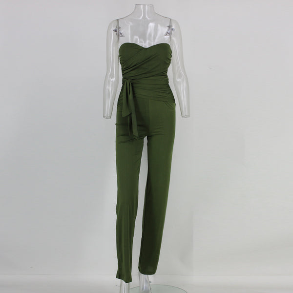 2022 Women New Fashion Rompers and Jumpsuit Womens Sexy Sleeveless Playsuit Bodysuits Elegant Bandage Jumpsuits