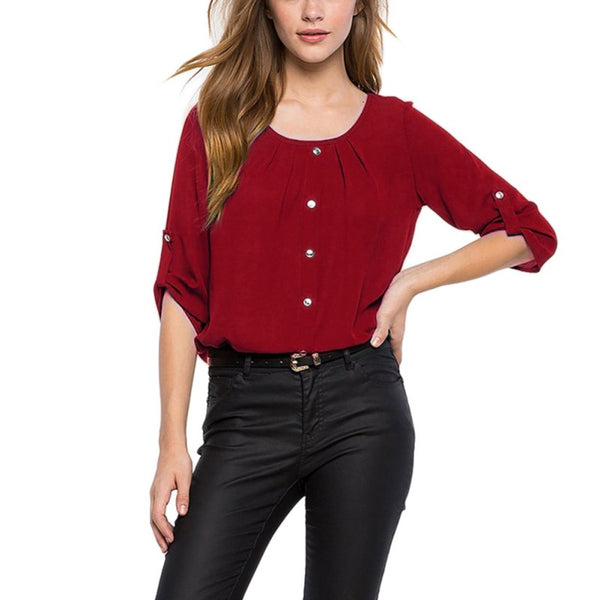 Green Yellow Women Shirt Chiffon Blusas Femininas Tops Elegant Ladies Formal Office Blouse Plus size O Neck Shirt Women
