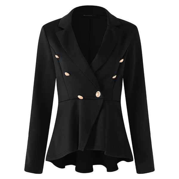 New Plus Size Womens Business Suits Spring Autumn All-match Women Blazers Jackets Slim Long-sleeve Blazer Women Suit 5XL