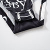 Cyber Y2k Sexy Women Bodysuits Gothic Punk Aesthetic Bodycon Swimwear Tops Cut Out Grunge Long Sleeve Letter Print Streetwear