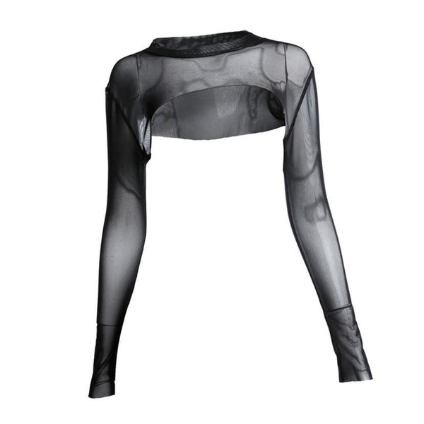 Fashion European style Womens Tops Summer Women Vest Perspective Tank Tops Halter Vest Smock Sexy bustier Mesh crop top