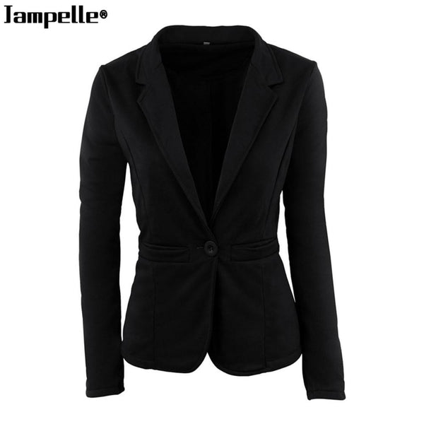 Formal Women Blazer Autumn Winter Fashion Office Lady Style Candy Color Outwear Slim fit Coat Youthful Elegant Female Jacket Top