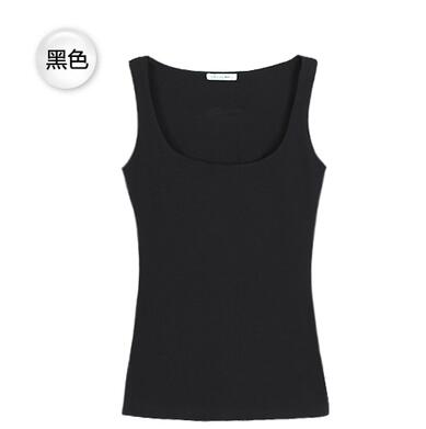 HOT Sexy Low-Cut Tank Tops Women Large U-neck Bottoming Cotton Tanks Sexy Nightclubs Clothing Plus Size Tanks Black Gray