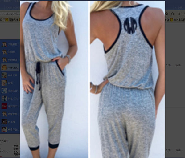 New Women Sexy Sleeveless Bodycon Clubwear Long Pants Jumpsuit Romper Playsuit