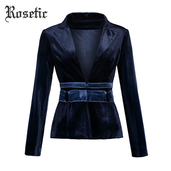 Gothic Women Blazer Feminino 2022 Jacket Women Blazers And Jackets Ladies Blazer Waist Casual Tops Office Lady Fashion
