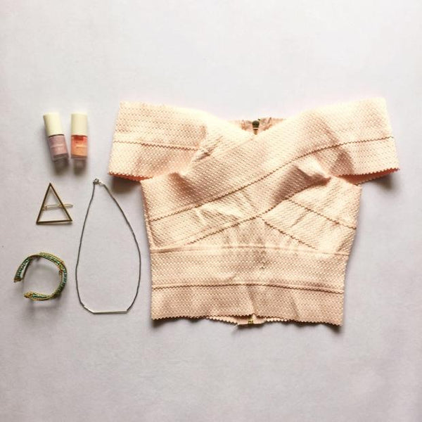 Western Style Crop Tops Women Retro Bandage Tops Sexy V Neck Stretch Vest