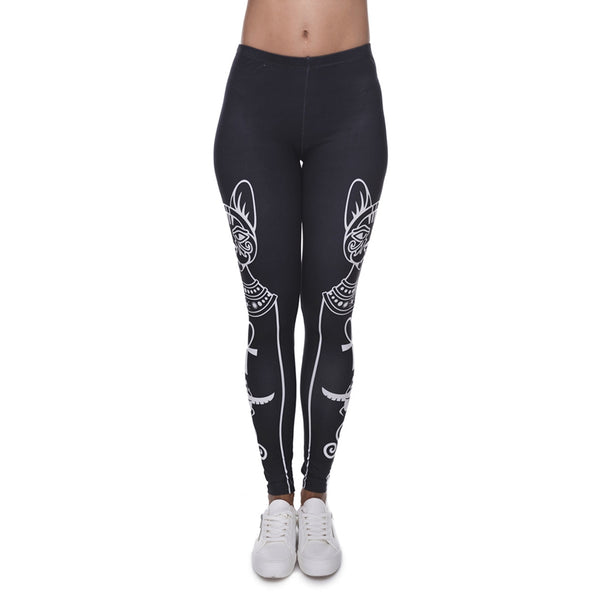 Winter Leggings Women 3D Print Egyptian Cat Slim Jeggings Sexy Leggins New Tayt Fitness Legging Calzas Mujer Soft Legins Girls