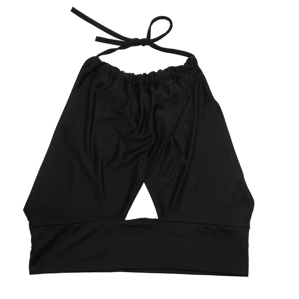 Woman Hot Fashion Halter Crop Top Wrapped Chest Camisole Sexy Strapless Bra Strap Vest Short Bandage Backless Tank Tops