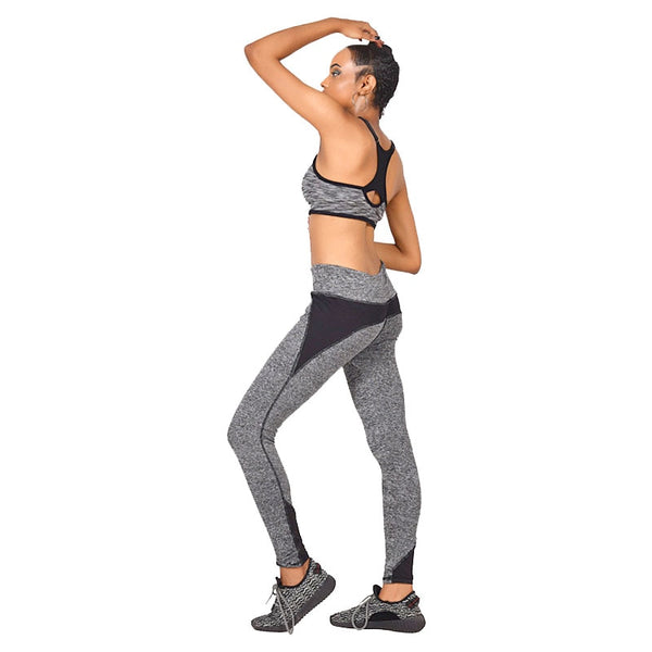 Women Sportswear High Waist Fitness Leggings Striped Workout Clothes for Women Sexy Bodybuilding Pants Skinny Push Up Leggings