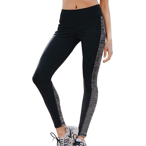 Women stretch leggings sexy slim fitness ultra-thin all season patchwork high waist leggings elastic skinny work out leggings