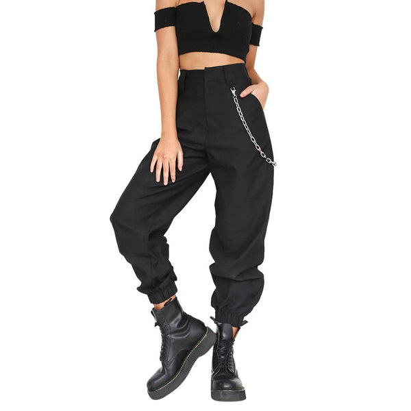 Womens Casual Hare Baggy Hip Hop Dance Sweat Pants Slacks Trousers Bottoms streetwe Female Summer Loose Trouser