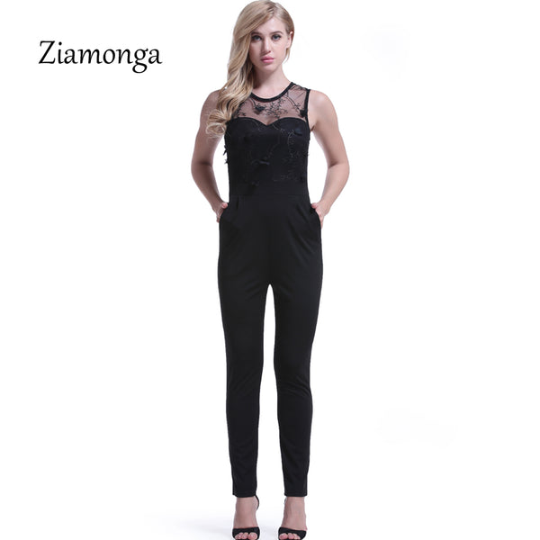 Elegant Off Shoulder Lace Rompers Womens Summer Jumpsuit Sexy Ladies Casual Long Pants Overalls For Women Jumpsuit 2022