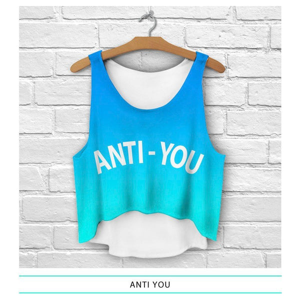 Multi Colors T-Shirts 3D Print Women Tank Tops Camis Print Camisoles & Tanks Woman Short Tees Irregular Crop Top