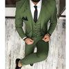 Latest Coat Pant Designs Green Men Suit Slim Fit 3 Piece Tuxedo Groom Style Suits Custom Prom Party Blazer Terno