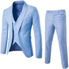 Leisure suit for men  four seasons business groom wedding dress formal  slim-fit two-piece suit for men