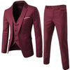 Leisure suit for men  four seasons business groom wedding dress formal  slim-fit two-piece suit for men