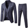 Leisure suit for men  four seasons business groom wedding dress formal  slim-fit two-piece suit for men