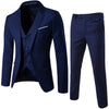 Leisure suit for men  four seasons business groom wedding dress formal  slim-fit two-piece suit for men