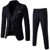 Leisure suit for men  four seasons business groom wedding dress formal  slim-fit two-piece suit for men