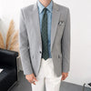 High-end boutique  handsome (suit + trousers)  men's business British dress loose comfortable trend two-piece