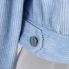 Autumn Winter Corduroy Short Coat Solid Turn-Down Collar Lantern Long Sleeve Jacket Single Breasted Women Clothes Casual