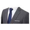 8XL 9XL Plus Size Men's Suit Sets Business Classic Dark Gray  Slim Formal Blazer Men Clothing (Top + Pants))