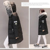 Winter Warm Fur Collar Hooded Women Parka Comfortable Zipper Pockets Design Long Jacket Elegant Slim Thick Female Coats