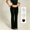 Sexy Lace High Waisted Leggings for Girls, Flared Pants, Daily Casual Elastic Breathable Pants, Women's Clothing for Travel