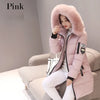 Winter Warm Fur Collar Hooded Women Parka Comfortable Zipper Pockets Design Long Jacket Elegant Slim Thick Female Coats