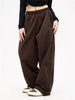Retro Workwear Casual Pants Women's High Street Y2K Hip Hop Solid Sweatpant Oversize Cargo Jogger Trousers Loose Wide Leg Pants