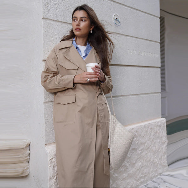 Women Fall/Winter Stylish Casual Trench Coat