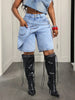 Patchwork Denim Pant Women Jeans Vintage Wide Leg High Waist Straight Y2k Irregular Streetwear Splice Loose Trousers