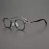 Acetate Alloy Myopia Glasses Frame Men Vintage Square Prescription Optical Eyeglasses Frame Women Retro Luxury Brand Eyewear