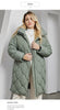 Women's Winter Jacket Plus Size Women Parka Warm Thick Bio Down Jackets Windproof Long Hooded Quilted Coat Female