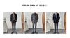 ( Blazer + Pants ) British Gentleman Double-breasted Striped Men's Suit  Korean Version Slim Wedding Party 2 Pcs Set
