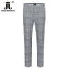 Blazer Vest Pants High-end Brand Boutique  Classic Plaid Houndstooth Mens Formal Office Business Suit Groom Wedding Dress