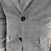 Blazer Vest Pants High-end Brand Boutique  Classic Plaid Houndstooth Mens Formal Office Business Suit Groom Wedding Dress