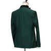 Cenne Des Graoom     Wedding Suits for Men Shiny Velvet Lapel Black and Green Jacket Vest Pants 3 Pcs Party Groom