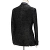 Cenne Des Graoom Latest Coat Design Men Suits Tailor-Made Tuxedo 3 Pieces Blazer Wedding Party Singer Groom Costume Homme Black