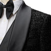 Cenne Des Graoom Latest Coat Design Men Suits Tailor-Made Tuxedo 3 Pieces Blazer Wedding Party Singer Groom Costume Homme Black