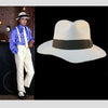 Classic  MJ Michael Jackson Smooth Criminal Classic White Stripe Skinny Party Casual Suit FULL Outfit
