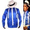 Classic  MJ Michael Jackson Smooth Criminal Classic White Stripe Skinny Party Casual Suit FULL Outfit
