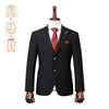 (Customized Sizes) Premium Suit British Black/Blue High-end Business Formal Dress Suit for Men's Slim-fit Groom Wedding Attire
