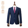 (Customized Sizes) Premium Suit British Black/Blue High-end Business Formal Dress Suit for Men's Slim-fit Groom Wedding Attire