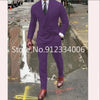 Double Breasted Grey Wedding Suit Prom Men Suit Groom Tuxedo Man Blazer Latest Design Costume Homme Men's Suit 2 Pcs Jacket Pant