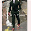 Double Breasted Grey Wedding Suit Prom Men Suit Groom Tuxedo Man Blazer Latest Design Costume Homme Men's Suit 2 Pcs Jacket Pant