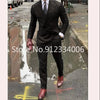 Double Breasted Grey Wedding Suit Prom Men Suit Groom Tuxedo Man Blazer Latest Design Costume Homme Men's Suit 2 Pcs Jacket Pant