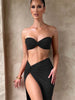 Fantoye Sexy Strapless Slim Fit Patchwork Backless Sleeveless Women Dress Solid High Waist   Dress Female Summer