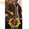 Formal Men's Suit Three Piece Business Herringbone Wool Blazer Pants Vest Wedding Tuxedo Male Jacket Set