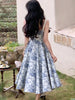 French Midi Dresses Women 2023 New Summer Elegant Spaghetti Strap Female Clothes Sexy Evening Party Backless Prom Dress